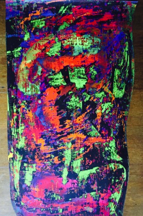 Irene Laksine large acrylic on PVC 
ref 2